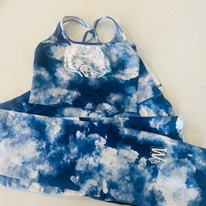 Darc Sport Blue and White Cloud Print Set